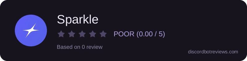 Rating widget preview for Sparkle