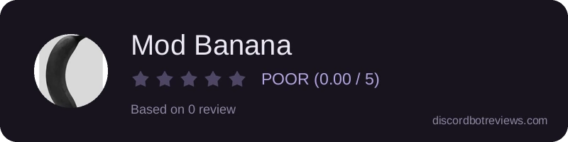 Rating widget preview for Mod Banana