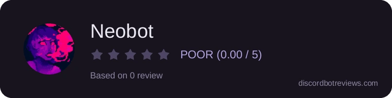 Rating widget preview for Neobot