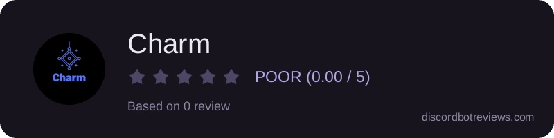 Rating widget preview for Charm