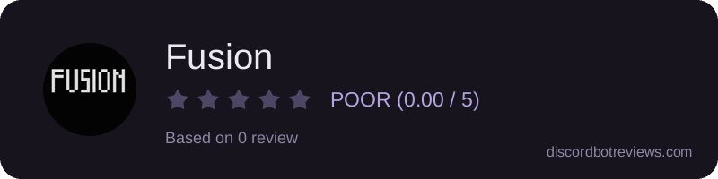 Rating widget preview for Fusion