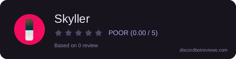 Rating widget preview for Skyller