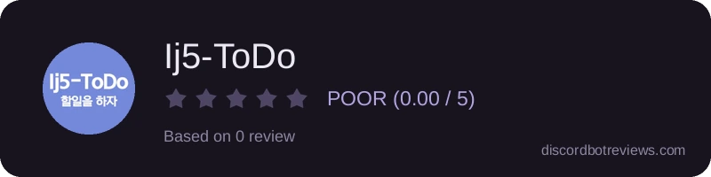 Rating widget preview for Ij5-ToDo