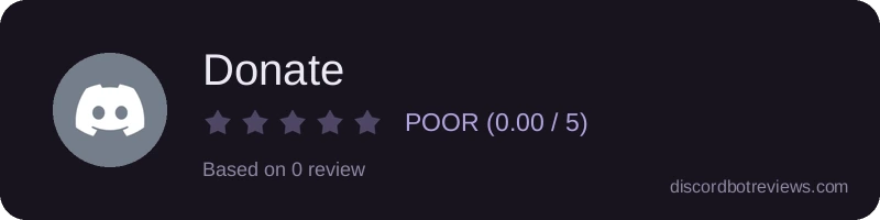 Rating widget preview for Donate