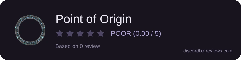 Rating banner for Point of Origin