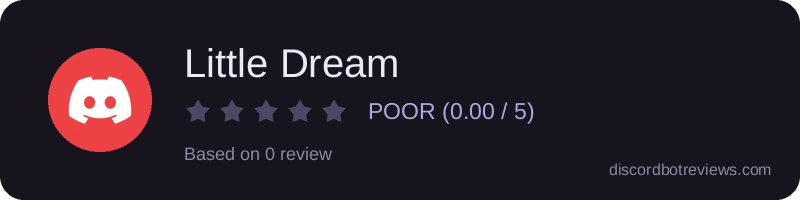 Rating widget preview for Little Dream