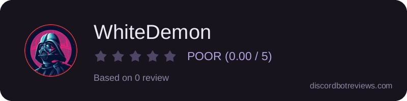 Rating widget preview for WhiteDemon