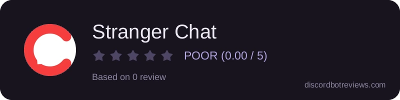 Rating banner for Stranger Chat