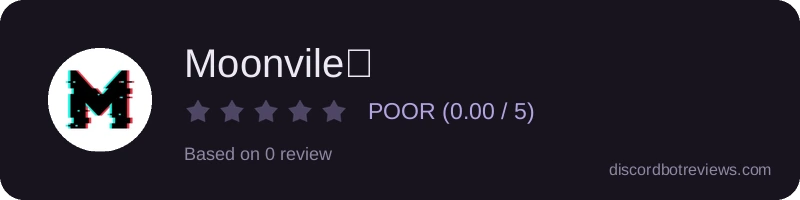 Rating banner for Moonvile🌙