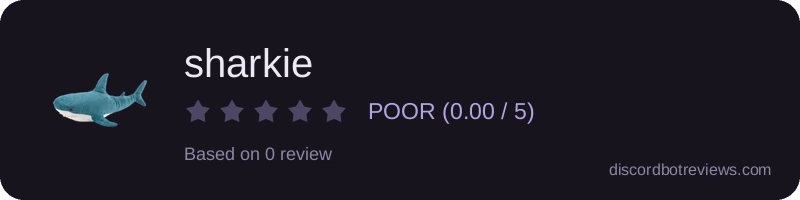 Rating widget preview for sharkie