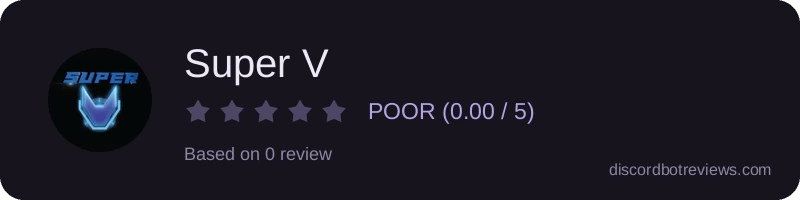 Rating widget preview for Super V