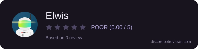 Rating widget preview for Elwis