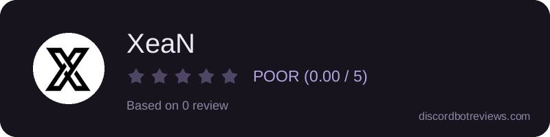 Rating banner for XeaN