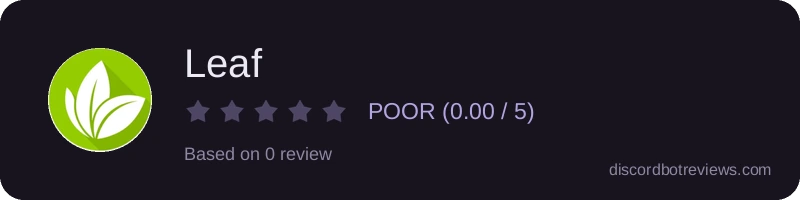 Rating widget preview for Leaf