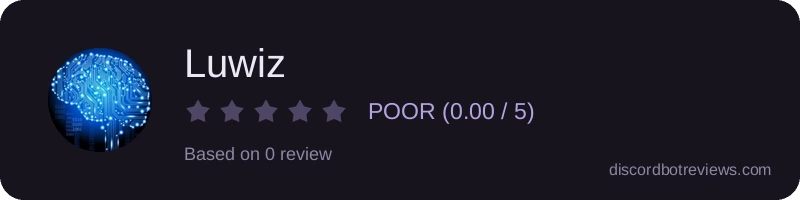 Rating widget preview for Luwiz