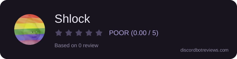 Rating widget preview for Shlock