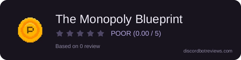 Rating widget preview for The Monopoly Blueprint