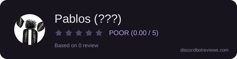 Rating banner for Pablos (???)