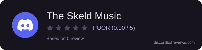 Rating widget preview for The Skeld Music