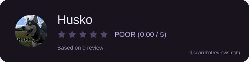 Rating banner for Husko
