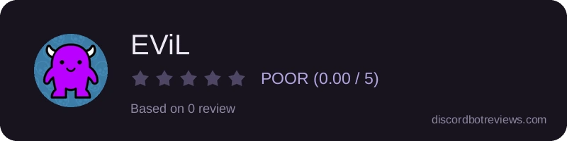 Rating widget preview for EViL