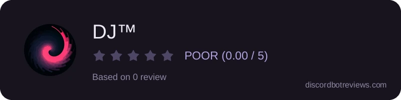 Rating banner for DJ™