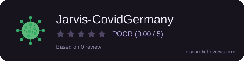 Rating widget preview for Jarvis-CovidGermany