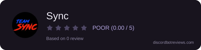 Rating widget preview for Sync
