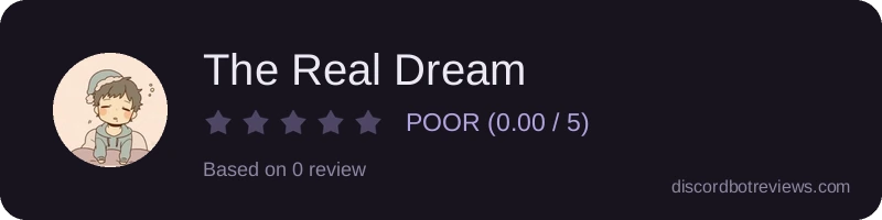 Rating widget preview for The Real Dream