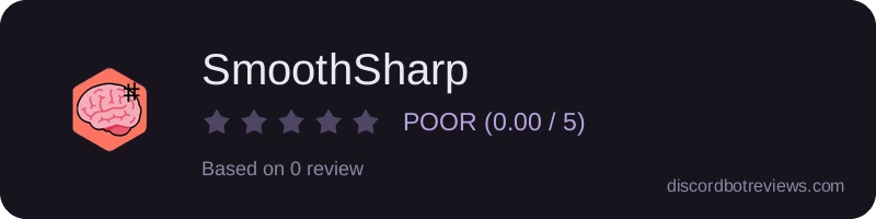 Rating widget preview for SmoothSharp
