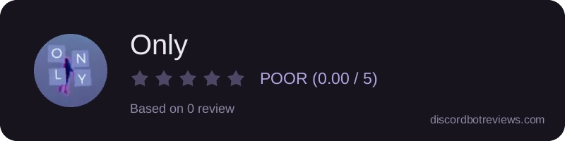 Rating banner for Only
