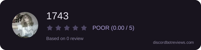 Rating widget preview for 1743