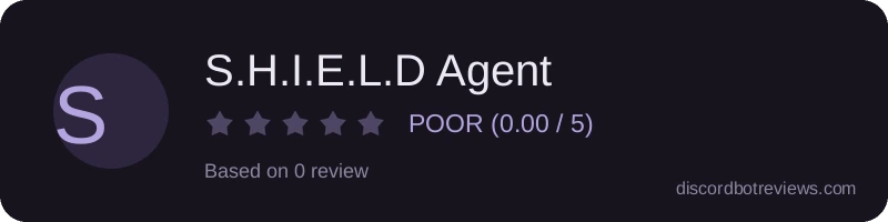 Rating widget preview for S.H.I.E.L.D Agent