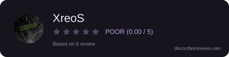 Rating widget preview for XreoS
