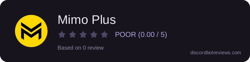 Rating widget preview for Mimo Plus