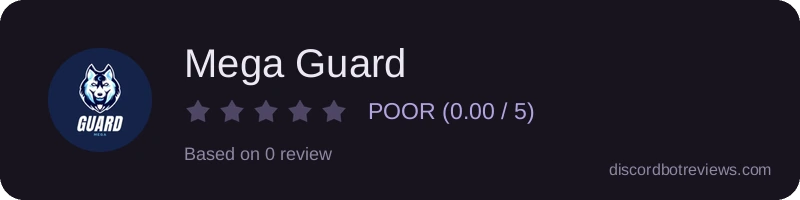 Rating widget preview for Mega Guard