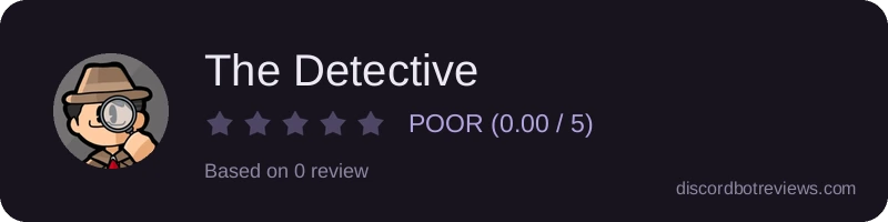 Rating widget preview for The Detective