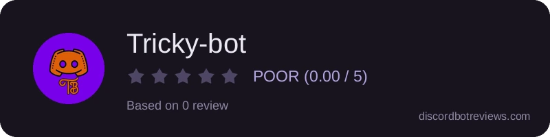 Rating banner for Tricky-bot
