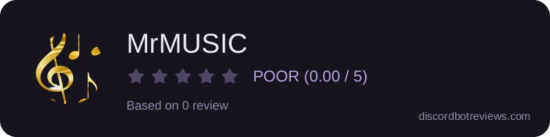 Rating widget preview for MrMUSIC