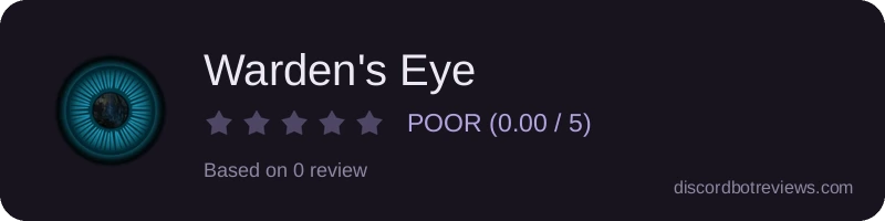 Rating widget preview for Warden's Eye