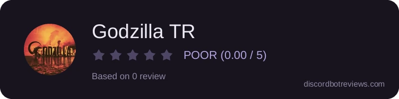 Rating widget preview for Godzilla TR