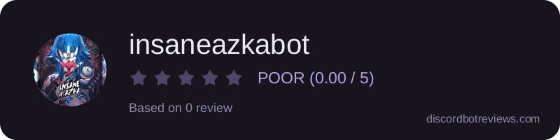Rating banner for insaneazkabot
