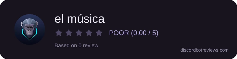 Rating widget preview for el música