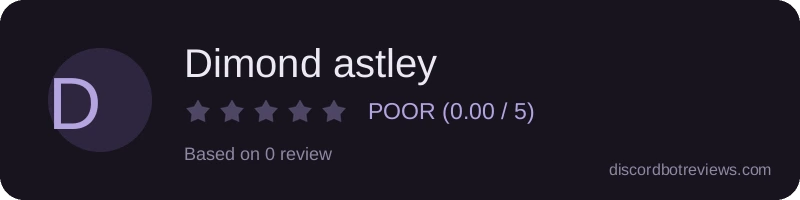 Rating banner for Dimond astley 
