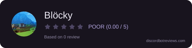 Rating widget preview for Blöcky