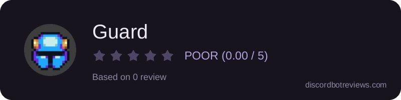 Rating widget preview for Guard