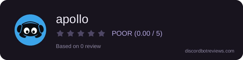 Rating widget preview for apollo