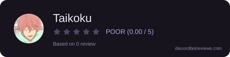 Rating widget preview for Taikoku