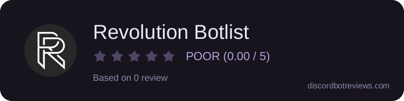 Rating banner for Revolution Botlist