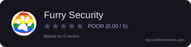 Rating widget preview for Furry Security